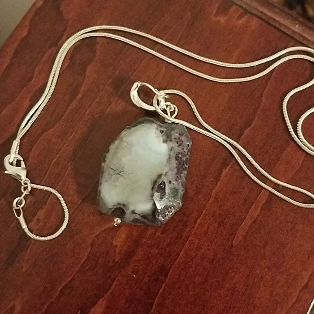 Beautiful large Amethyst Necklace
